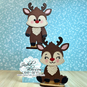 MDF Gnome: Reindeer with Stand