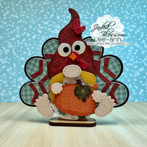 MDF Gnome: Turkey with Stand