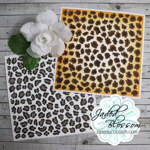 Leopard Print Stencil