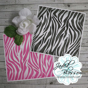 Zebra Stripe Stencil