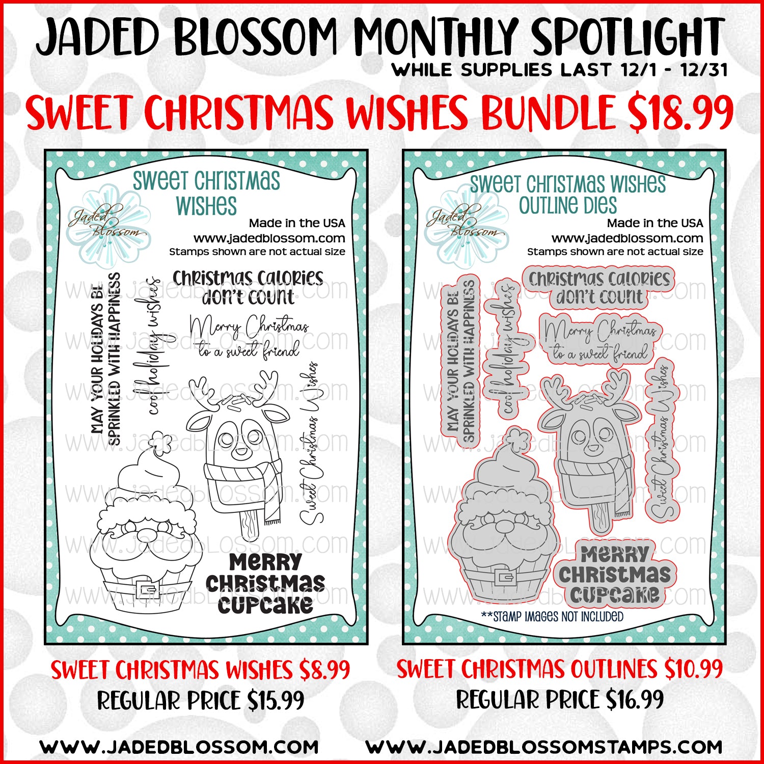 Christmas stamp and die bundle newest NEW