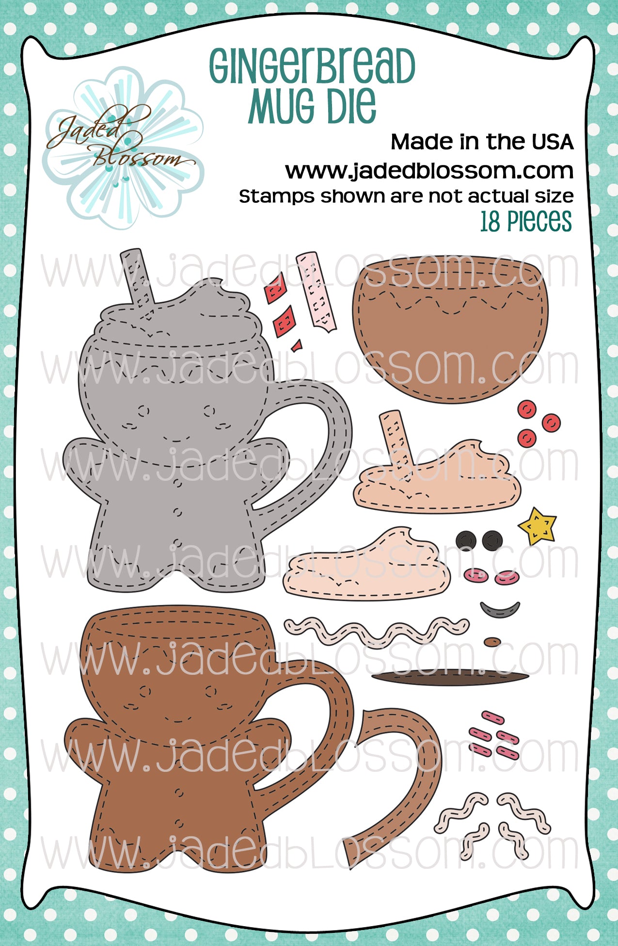 Gingerbread Mug Die