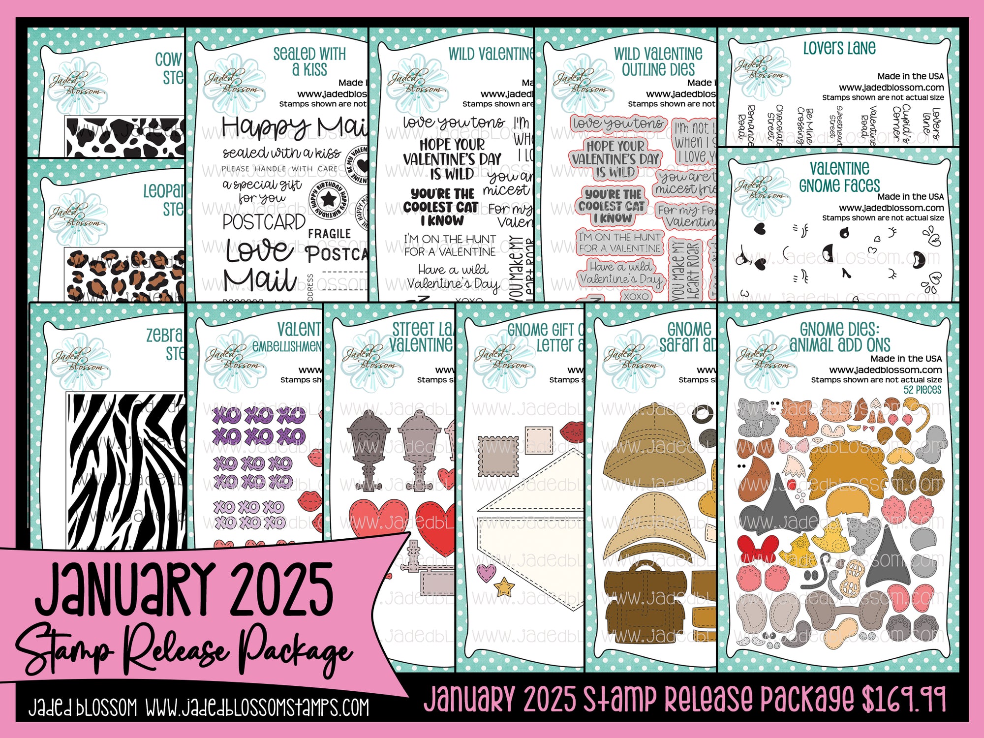 January 2025 Stamp Release Package