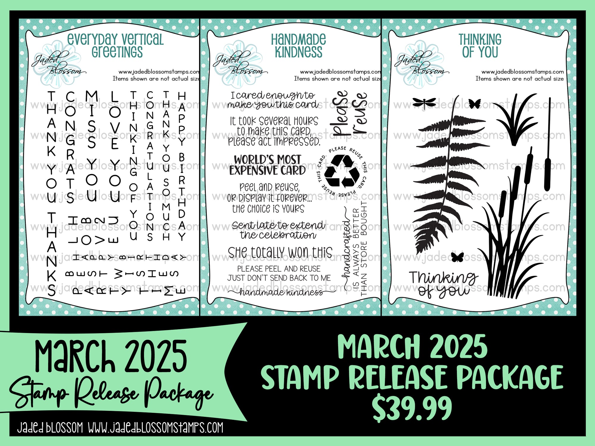 March 2025 Stamp Release Package