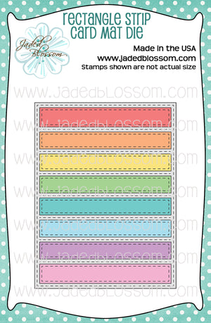 Rectangle Strip Card Mat Die