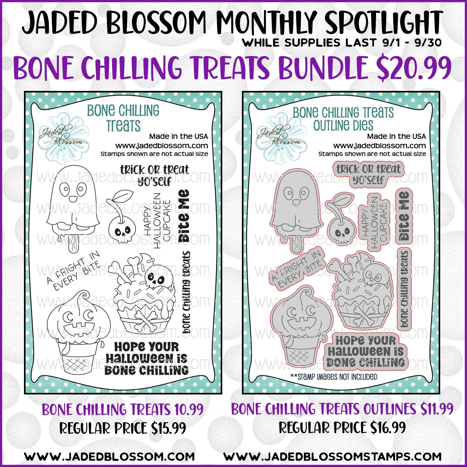 Bone Chilling Treats Stamp & Die Bundle