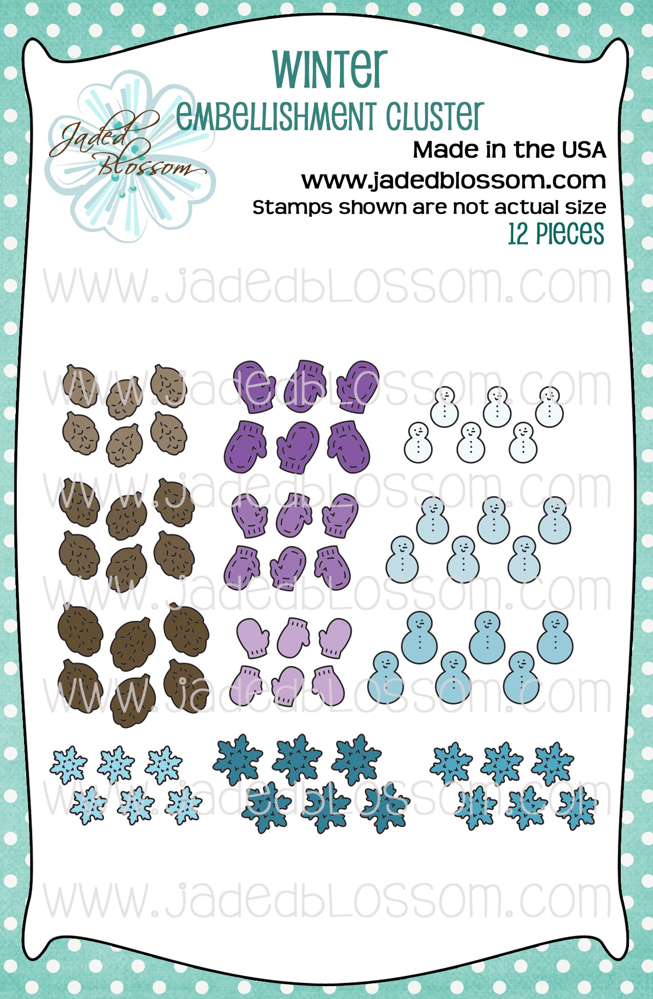 Winter Embellishment Cluster Die