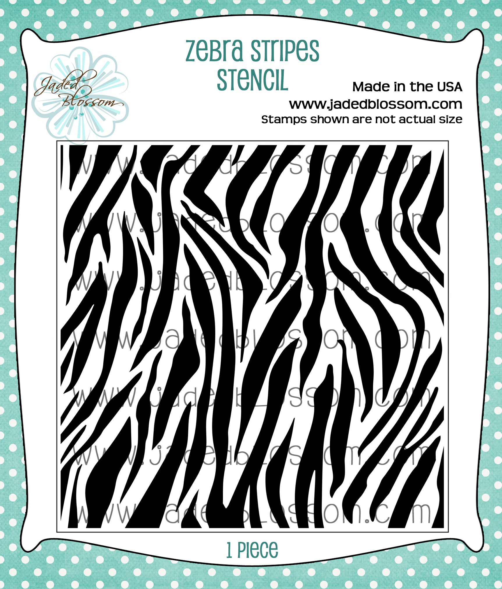 Zebra Stripe Stencil