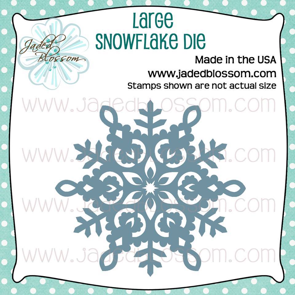 Snowflake stamp - large